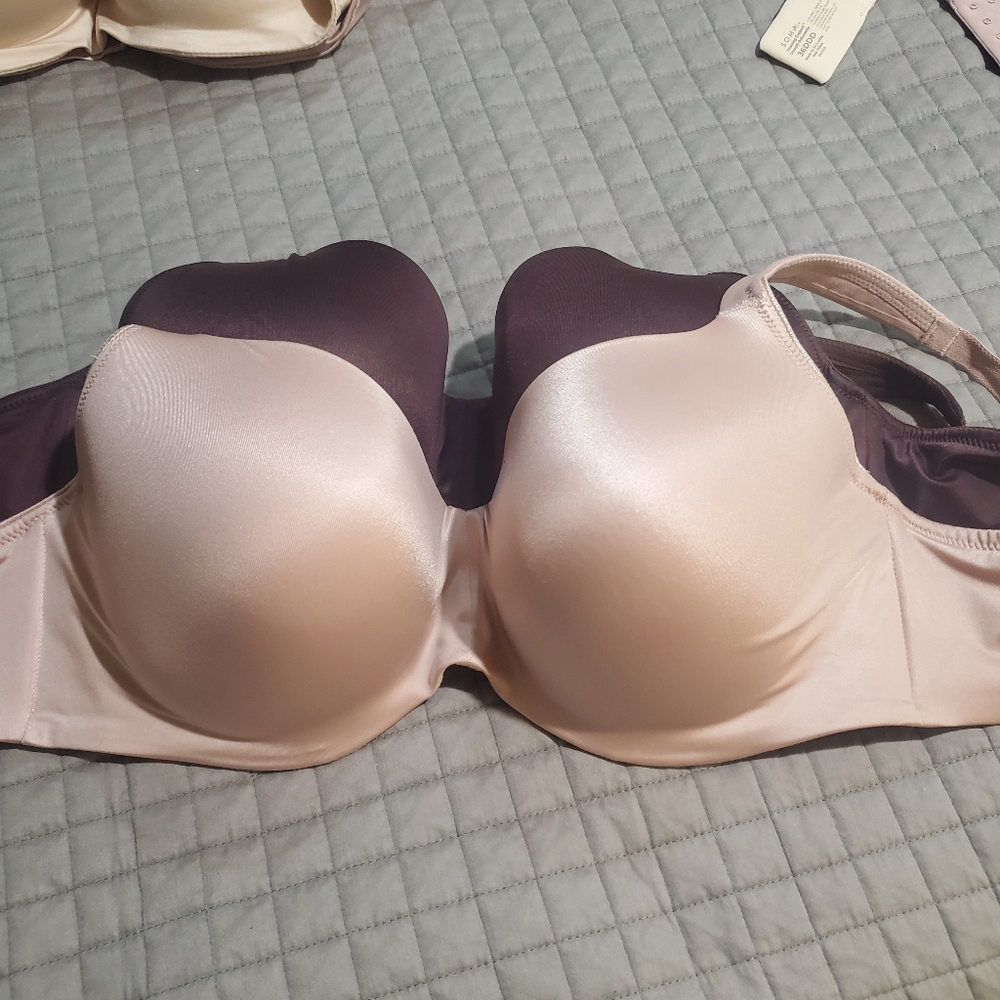 Soma Stunning Support Smooth Balconette 36DDD lot of 2